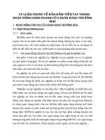 LÝ LUẬN CHUNG VỀ BẢO ĐẢM TIỀN VAY TRONG HOẠT ĐỘNG KINH DOANH CỦA NGÂN HÀNG THƯƠNG MẠI