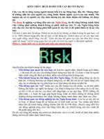 KIẾN THỨC BỔ ÍCH ĐỐI VỚI CÁN BỘ TÍN DỤNG