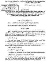 Quyết định số 118/2009/QĐ-TTg