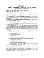 CHƯƠNG 6 TỔ CHỨC LAO ĐỘNG TRONG CÁC DOANH NGHIỆP NUÔI TRỒNG THỦY SẢN