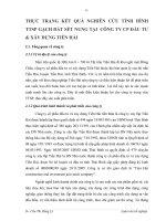 THỰC TRẠNG KẾT QUẢ NGHIÊN CỨU TÌNH HÌNH TTSP GẠCH ĐẤT SÉT NUNG TẠI  CÔNG TY CP ĐẦU TƯ & XÂY DỰNG TIỀN HẢI