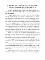 GIẢI PHÁP VÀ KIẾN NGHỊ NHẰM NÂNG CAO CHẤT LƯỢNG PHƯƠNG THỨC THANH TOÁN TÍN DỤNG CHỨNG TỪ