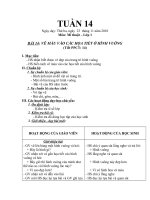 Giáo án mĩ thuật lớp 1tuần 14