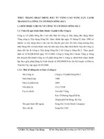 THỰC TRẠNG HOẠT ĐỘNG ĐẦU TƯ NÂNG CAO NĂNG LỰC CẠNH TRANH CỦA CÔNG TY CỔ PHẦN SÔNG ĐÀ 2