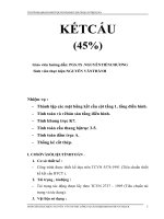 trung tâm thương mại dịch vụ và nhà ở  -KẾTCẤU