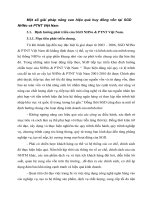 Một số giải pháp nâng cao hiệu quả huy đông vốn tại SGD NHNo và PTNT Việt Nam