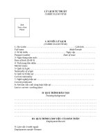 BM.TBXH.04. - Lý lịch tự thuật