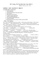 de cuong on tap hoa hoc 8