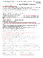 DE THI THU TRUONG THPT LE QUY DON