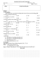 ĐỀ KIỂM TRA CHƯƠNG 1 ĐẠI SỐ