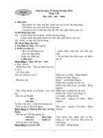 Giáo án khối 1 tuần 11-12