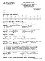 de thi hoc ky I - co ban