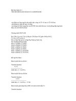 TÌM MÔ HÌNH GIÁN ĐOẠN CỦA DDONOCMC\