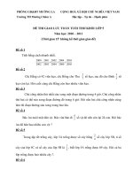 Đề giao lưu toán tuổi thơ khối 5 năm 2010 trường Tiểu học Mường Chùm A