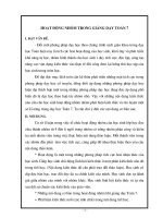 hoạt động nhóm toán 7