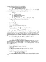 Chương V: Chuyển động một chiều của chất khí