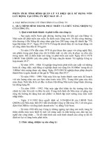 PHÂN TÍCH TÌNH HÌNH QUẢN LÝ VÀ HIỆU QUẢ SỬ DỤNG VỐN LƯU ĐỘNG TẠI CÔNG TY DỆT MAY 29 - 3
