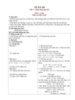 Giáo án Lớp 5 CKTKN Tuần 20