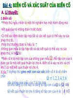 Bai 1: bien co va xac suat