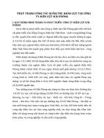 THỰC TRẠNG CÔNG TÁC QUẢN TRỊ  NHÂN LỰC TẠI CÔNG TY ĐIÊN LỰC HẢI PHÒNG