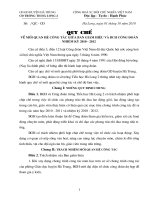 Quy chế BCH công đoàn