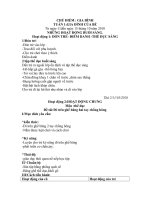 CHỦ ĐIỂM GIA ĐÌNH