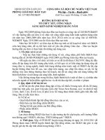 Hướng dẫn làm và chấm SKKN năm 2010