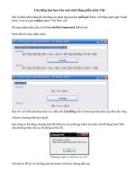 Cân bằng hóa học trên máy tính bằng phần mềm Việt