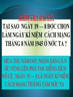 Bac ho doc tuyen ngon doc lap