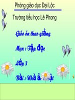TD3 - NHÀ ẢO THUẬT