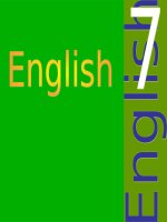 UNIT 12 - A1 - ENGLISH 7