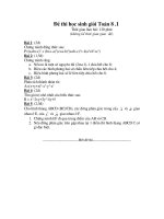 Đề-Đáp án HSG Toán 8 Y.1