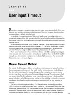 User Input Timeout