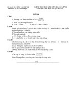 đề thi hk I -2010 -2011