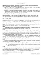 Các bài toán liên quan đến lãi xuất