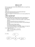 kiểm tra 1 tiết tin 10 -lần 1