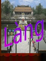 làng ngữ văn lớp 9 HKI