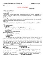 Giáo án 11 ( đến tiết 34)