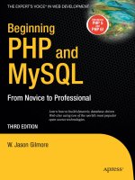 PHP and MySQL