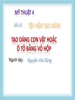 Mĩ thuật tuần 16