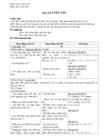 Tiết 43 : Luyện Tập