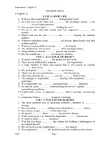 PREPOSITIONS UNIT 1-8