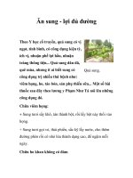 Ăn sung - lợi đủ đường