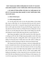 THỰC TRẠNG HOẠT ĐỘNG THẨM ĐỊNH DỰ ÁN ĐẦU TƯ TẠI NGÂN HÀNG NÔNG NGHIỆP VÀ PHÁT TRIỂN NÔNG THÔN THỊ XÃ BẮC GIANG