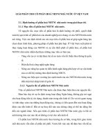 GIẢI PHÁP CHO CỔ PHẦN HOÁ NHTM NHÀ NƯỚC Ở VIỆT NAM