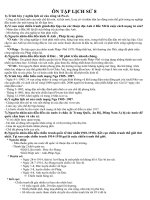 Đề Cương Ôn Thi HKI môn Sử Năm 2010-2011