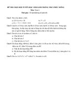 Đề thi chọn HSG  trường (toán 6)