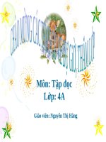 Tập đọc: Điều ước của vua Mi-đát