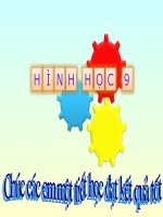 Tiet 23: Lien he giua day va khoang cach tu tam den day