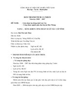 Bản thành tichcas nhân